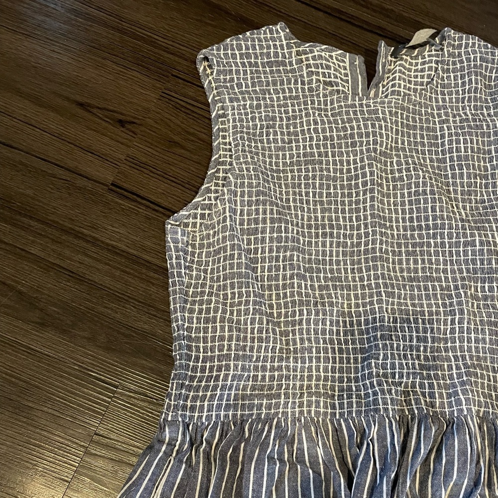 French Connection Stripe Smocked Dress - Picture 3 of 3